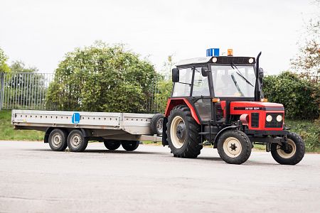 Zetor 6011 + tandemový přívěs Agados