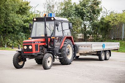 Zetor 6011 + tandemový přívěs Agados